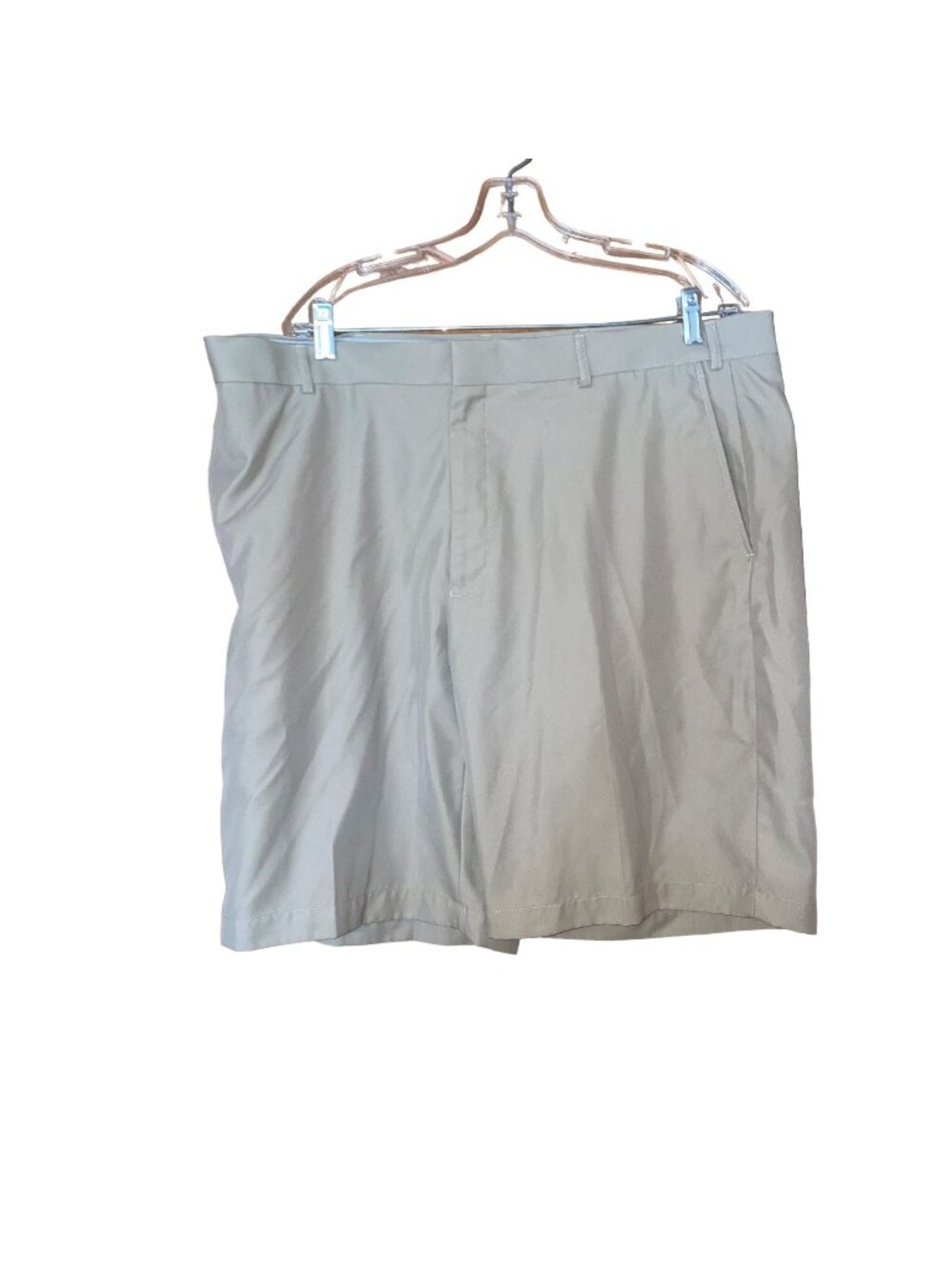 Louis Raphael Mens Golf Shorts Size 40 Beige Lightweight Polyester